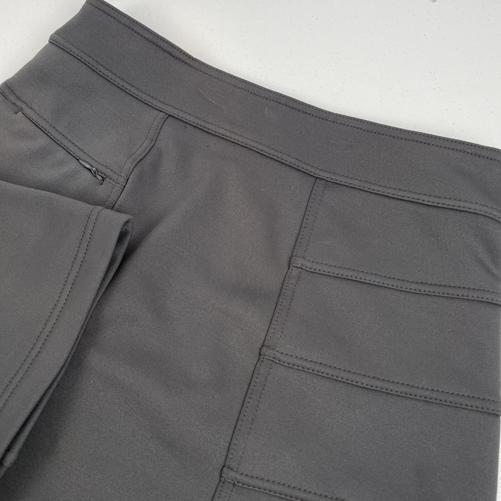 Athleta‎ Skirt Women's Size Extra Small Gray Front Zipper Pocket Fleece Lined